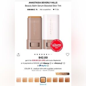 Anastasia Beauty Balm Serum Boosted Skin Tint